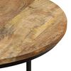 vidaXL Tables gigognes 3 pcs Bois de manguier brut