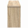 vidaXL Porte-manteau mural avec &eacute;tag&egrave;re Ch&ecirc;ne sonoma 75 x 16 x 26 cm