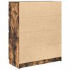 vidaXL Buffet ch&ecirc;ne fum&eacute; 80x35x99 cm bois d'ing&eacute;nierie