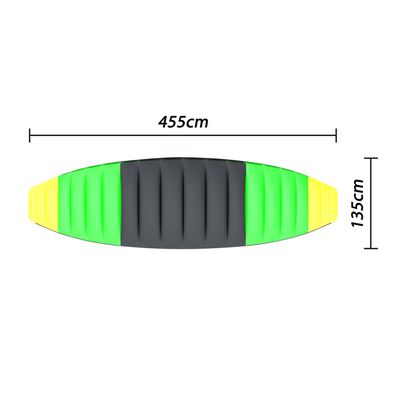 Power Kite 4 lignes 6 m² noir-vert