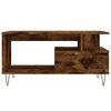 vidaXL Table basse Ch&ecirc;ne fum&eacute; 90x49x45 cm Bois d'ing&eacute;nierie