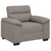 vidaXL Canap&eacute;-fauteuil taupe 100x81x84 cm en tissu