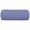 vidaXL Coussins d'accent 2 pcs Bleu denim &Oslash; 15 x 40 cm tissu