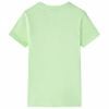 T-shirt pour enfants vert citron 92