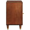 vidaXL Cabinet de salle de bain avec étagère Marron 38 x 33,5 x 58 cm