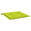 vidaXL Coussins de chaise de jardin lot de 2 vert vif 50x50x4 cm