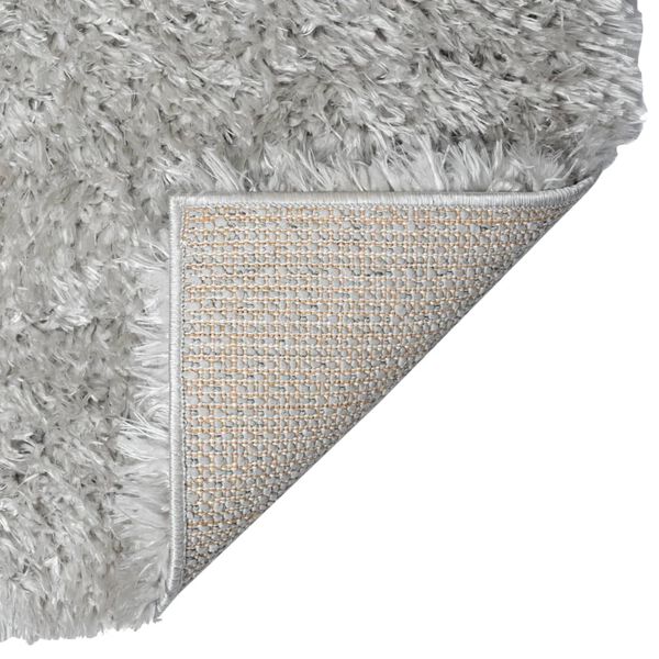 vidaXL Tapis shaggy &agrave; poils hauts Gris 140x200 cm 50 mm