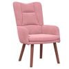 vidaXL fauteuil Rose 63 x 67 x 94 cm Velours