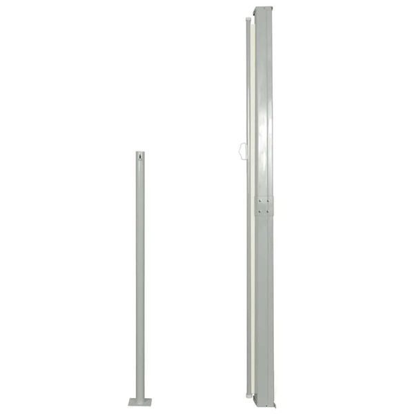 vidaXL Auvent latéral rétractable 140 x 300 cm Blanc cassé