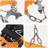 vidaXL Crampons pour chaussures Orange XL