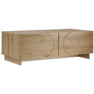 vidaXL Table basse Ch&ecirc;ne artisanal 102 x 50,5 x 35 cm Bois composite