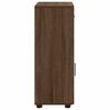 vidaXL Ensemble d'armoire de salle de bain TULUM Ch&ecirc;ne brun