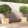 vidaXL Jardini&egrave;res d'ext&eacute;rieur 2 pcs 50x50x50 cm bois de pin massif