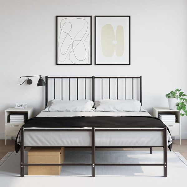 vidaXL Tables de chevet 2 pcs blanc 36x39x50,5 cm acier