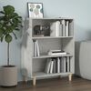 vidaXL Buffet Gris béton 69,5x32,5x90 cm Bois d'ingénierie