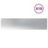 vidaXL Bordures de pelouse 10 pcs 25x103 cm acier galvanis&eacute;