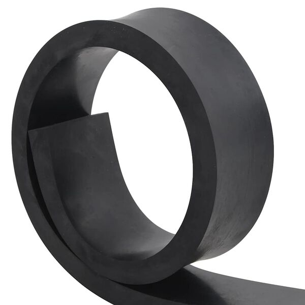 vidaXL Bordure en caoutchouc de chasse-neige noir 80x8x2 cm