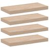 vidaXL &Eacute;tag&egrave;res flottantes 4 pcs 50x23,5x4 cm bois d'ing&eacute;nierie