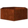 vidaXL Jardini&egrave;re Rouill&eacute; 138x120x45 cm Acier corten