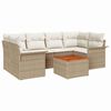 vidaXL Ensemble de canap&eacute; de jardin 7 pc 6-Nombre de places