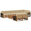 vidaXL Ensemble de canap&eacute;s d'ext&eacute;rieur 9 pc