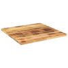 vidaXL Dessus de table 70x70x2,5 cm carr&eacute; bois massif de manguier brut