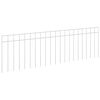 vidaXL Panneau de cl&ocirc;ture de jardin 12 pc 100 x 30 cm Acier galvanis&eacute;