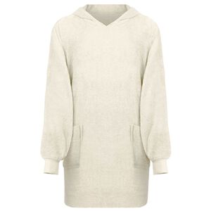 vidaXL Sweat &agrave; capuche couverture KINN Cr&egrave;me L Coton