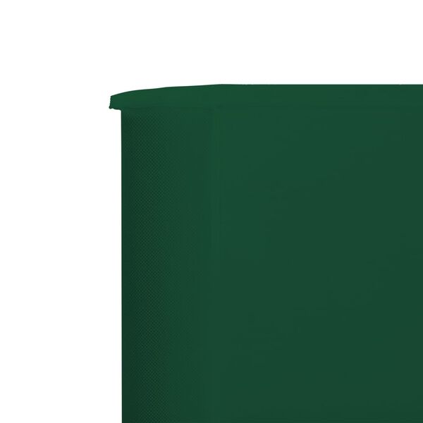vidaXL Paravent 3 panneaux Tissu 400 x 120 cm Vert