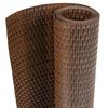 vidaXL Paravents de balcon 10pcs marron et noir 255x19cm r&eacute;sine tress&eacute;
