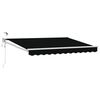 vidaXL Auvent r&eacute;tractable &eacute;lectrique Noir 3 x 2,5 m