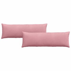 vidaXL Coussins de canap&eacute; 2 pcs Rose 120 x 40 cm