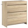 vidaXL Meuble sous lavabo de salle de bain Ch&ecirc;ne Sonoma