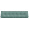 vidaXL Coussin de Dos Vert Mer 180 x 24 x 50 cm Velours