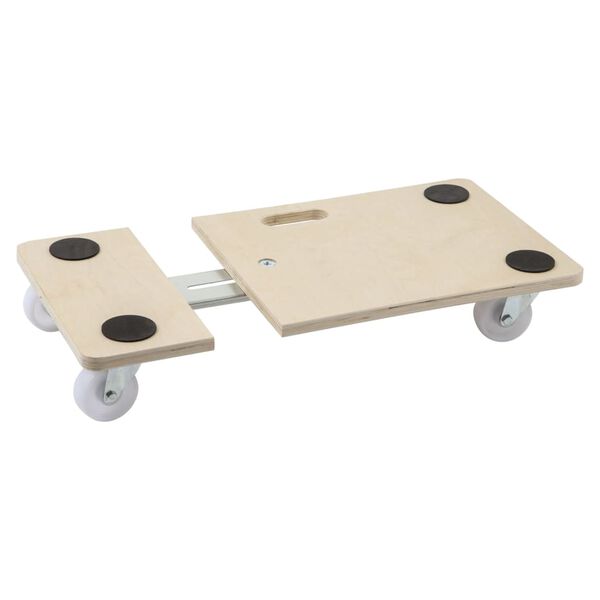 Practo Home Rouleau r&eacute;glable pour meubles 200 kg bois