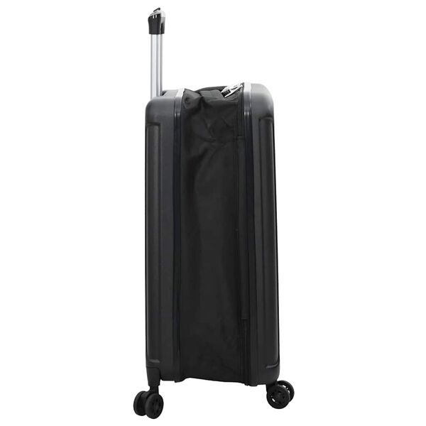 vidaXL Valise avec verrouillage Noir 34 x 23 x 55.5 cm Plastic ABS