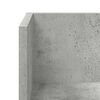 vidaXL &Eacute;tag&egrave;res murales 2 pcs gris b&eacute;ton 100x16,5x16,5 cm