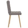 vidaXL Chaises à manger lot de 6 taupe tissu