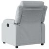 vidaXL Fauteuil inclinable Gris clair Tissu