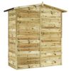 vidaXL Abri de stockage de jardin Bois de pin imprégné