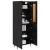 vidaXL Haut Armoire 2 pcs Ch&ecirc;ne noir Bois d'ing&eacute;nierie