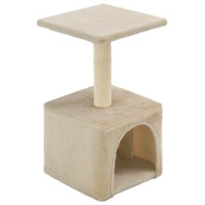 vidaXL Arbre &agrave; chat avec griffoirs en sisal 55 cm Beige