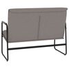 vidaXL Banc Taupe 100x64x80 cm Tissu