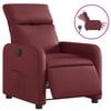 vidaXL Fauteuil inclinable &eacute;lectrique Rouge bordeaux Similicuir
