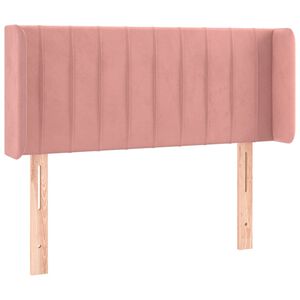 vidaXL T&ecirc;te de lit avec oreilles Rose 83x16x78/88 cm Velours