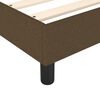 vidaXL Sommier à lattes de lit avec matelas Marron foncé 90x200 cm