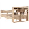 vidaXL Cadre de lit sans matelas 135x190 cm bois de pin massif