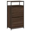 vidaXL Armoire à chaussures chêne marron 60x34x112cm bois d'ingénierie