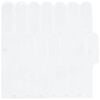 vidaXL Carreau en Plume 50 pcs Blanc 30 x 30 cm Polyur&eacute;thane et PET