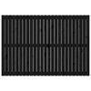 vidaXL T&ecirc;te de lit murale Noir 159,5x3x110 cm Bois massif de pin
